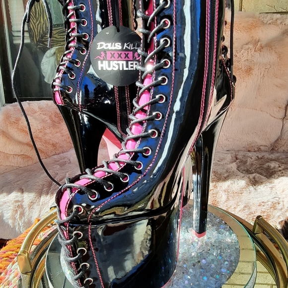 Platform Stiletto Boots - Picture 5 of 13